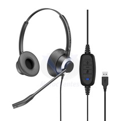 Micro-Casque Filaire Binaural Connecteur USB-A PRO 5000 B USB-A BX